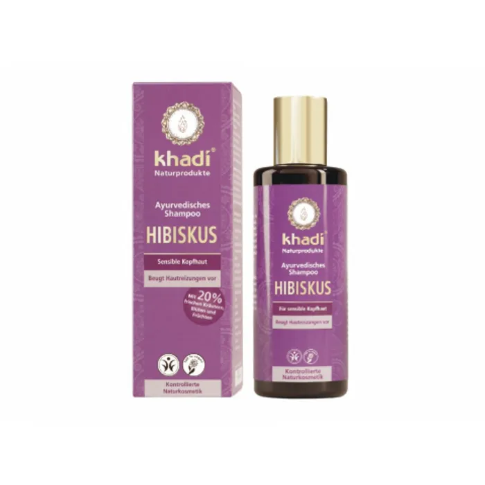 Khadi Šampón ibišek na citlivou pokožku 210ml